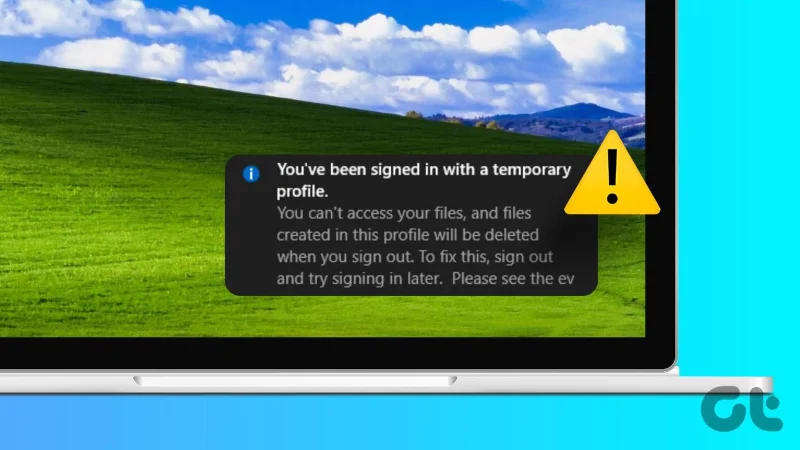 Las 7 soluciones principales para iniciar sesión con un error de perfil temporal en Windows