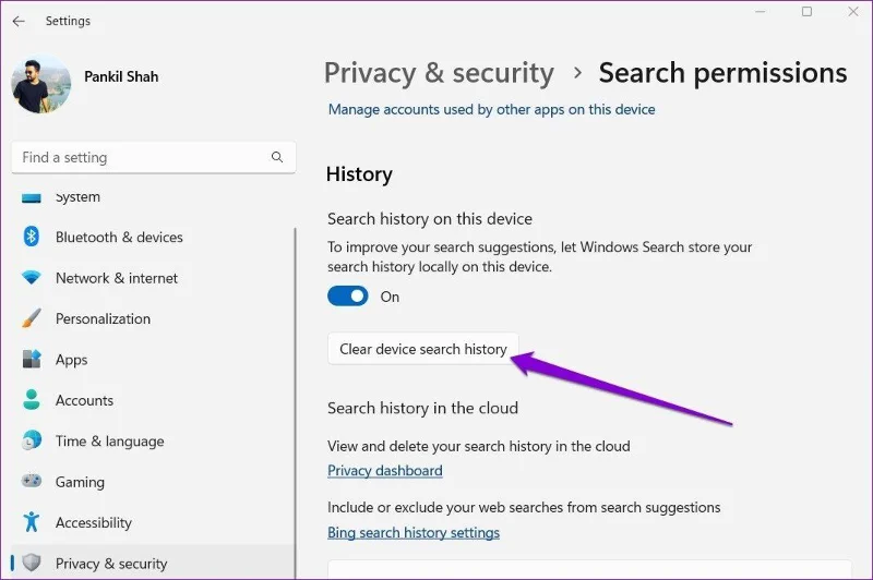 Cómo borrar todo el historial de actividad en Windows 11
