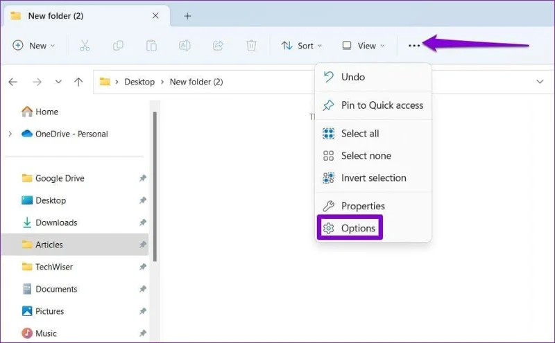 Recente bestanden verwijderen uit snelle toegang in Windows 11