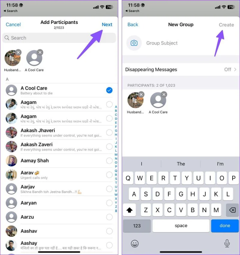 Come aggiungere qualcuno alla chat di WhatsApp