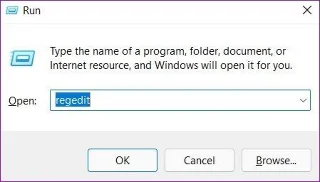 Editor del registro de Windows