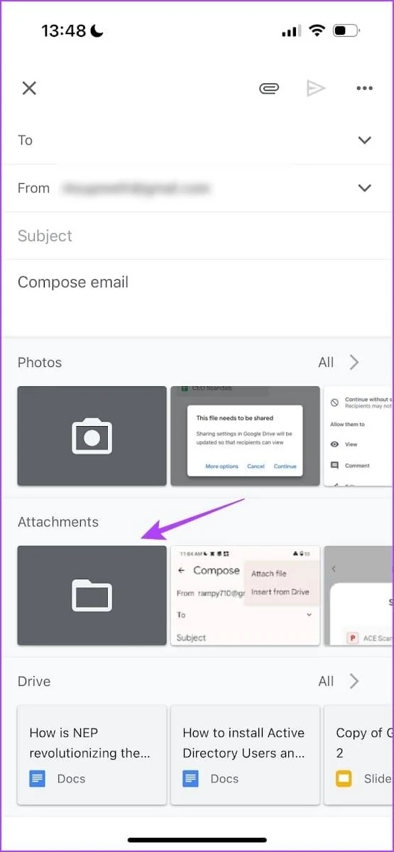 Bestanden bijvoegen in Gmail op iPhone en Android