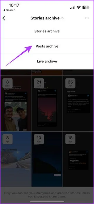 Hoe Instagram-berichten op Android en iPhone uit het archief te halen