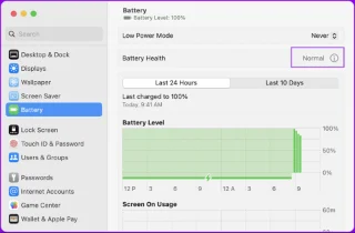 Que signifie le service de batterie recommandé sur Mac