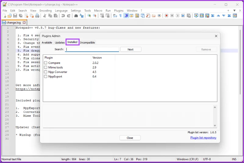 Notepad++ で 2 つのファイルを比較する方法: 総合ガイド