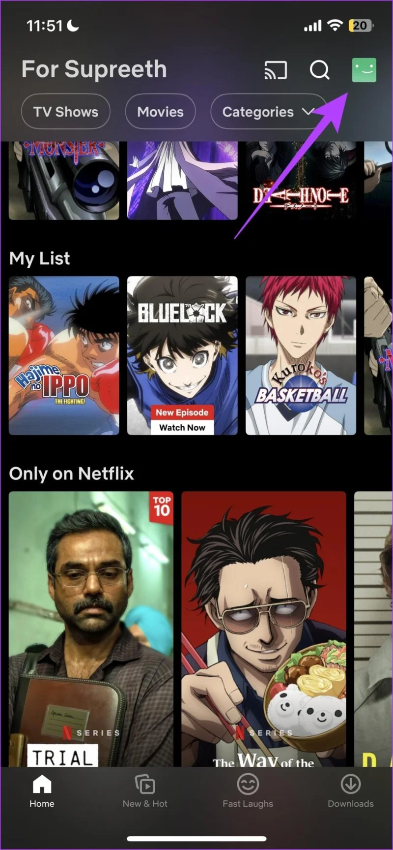 Come visualizzare e reimpostare la cronologia visualizzazioni di Netflix