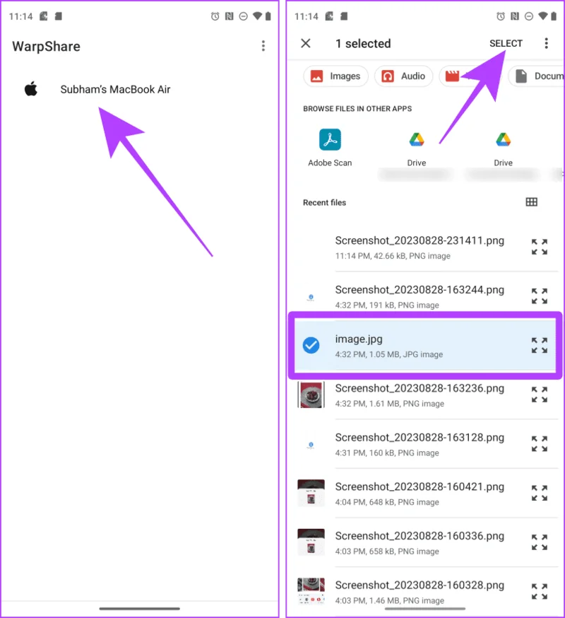 4 manieren om bestanden draadloos over te zetten tussen Mac en Android