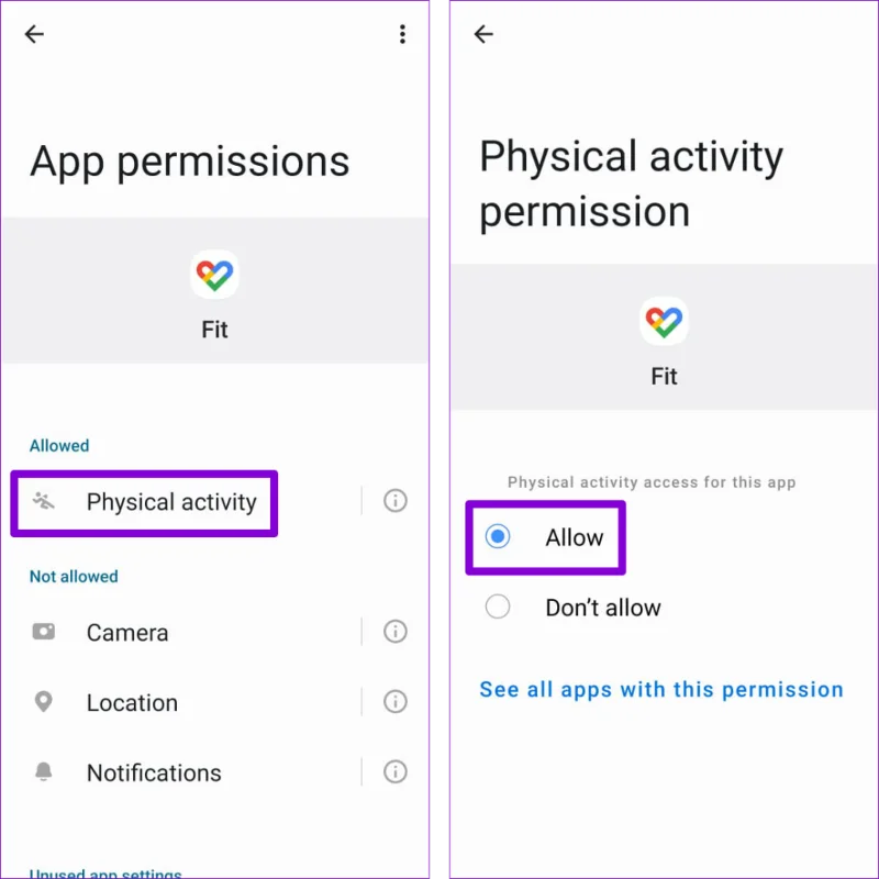 Top 7 manieren om de Google Fit-app te repareren die geen stappen volgt op Android