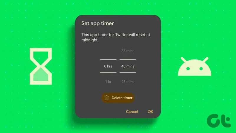 App-limieten instellen op Android