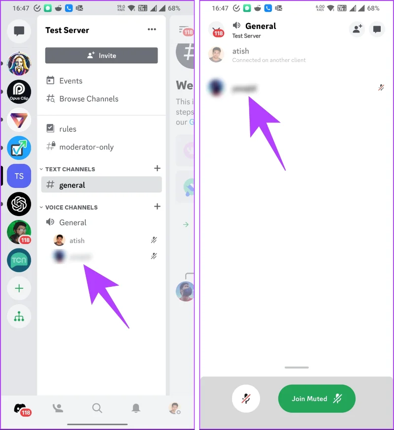Come disattivare l'audio di qualcuno sul server Discord