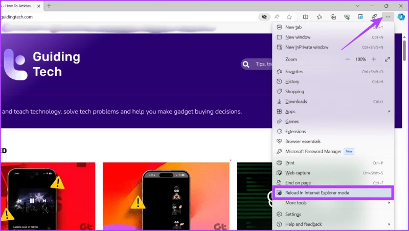 Hoe u de Internet Explorer-modus in Microsoft Edge in Windows in- of uitschakelt