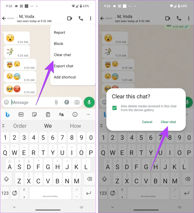 Come eliminare più o tutte le chat e i messaggi su WhatsApp