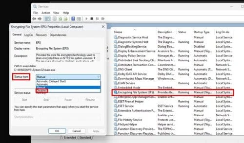 Cómo desactivar el cifrado de archivos de Windows (EFS)