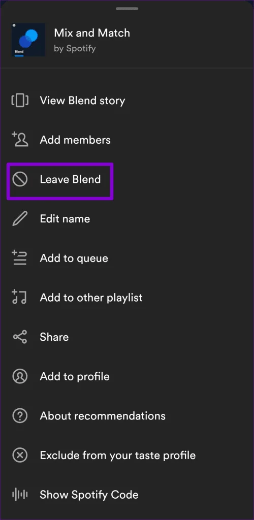 Top 8 manieren om Spotify Blend te repareren werkt niet op Android en iPhone