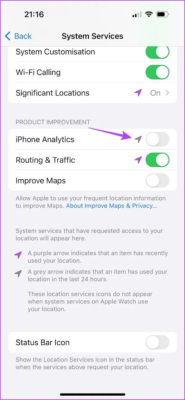 Wat zijn iPhone Analytics-gegevens en hoe u deze kunt in- of uitschakelen