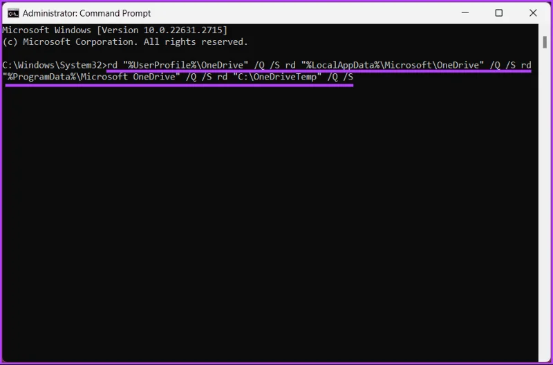 Una guía para desinstalar completamente OneDrive de Windows