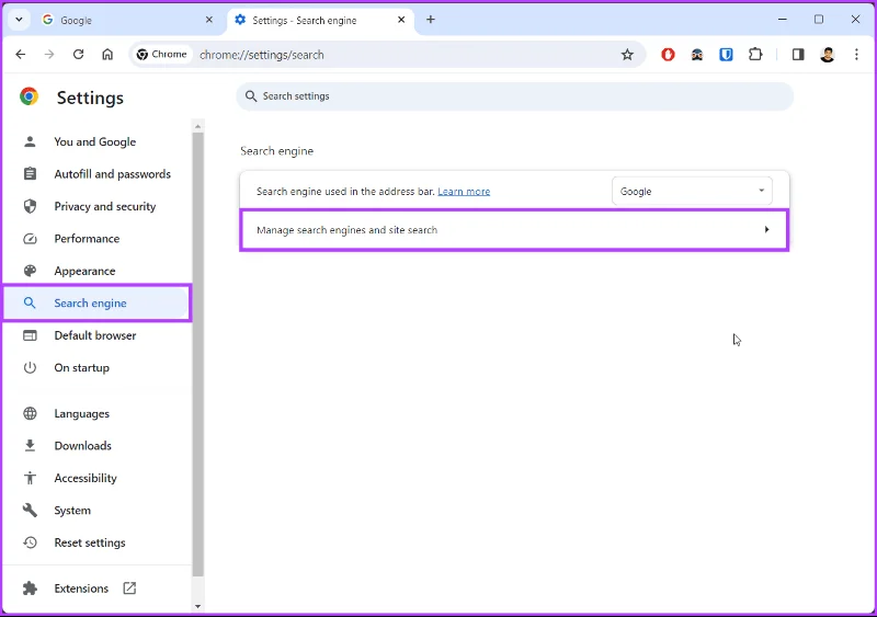 Hoe u een aangepaste zoekmachine als standaard instelt in Chrome