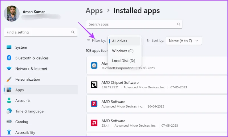 3 mejores formas de comprobar el tamaño de la aplicación en Windows 11