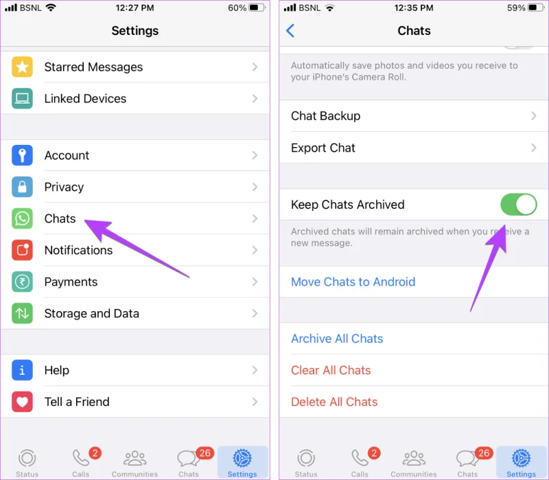 5 วิธีในการซ่อนการแชท WhatsApp