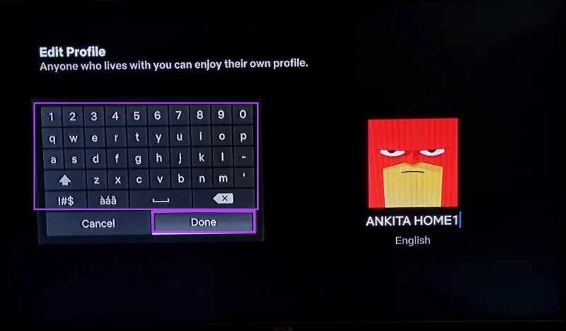 Hoe u een aangepaste profielfoto instelt op Netflix