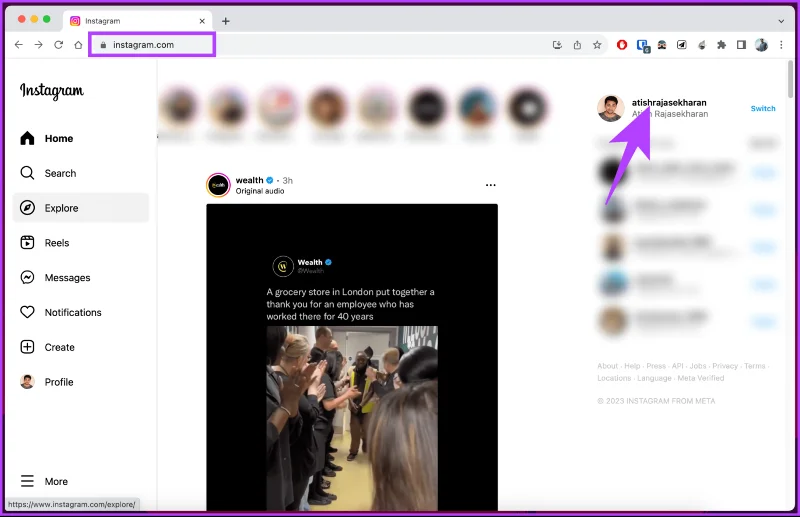 Come condividere il collegamento al tuo profilo Instagram