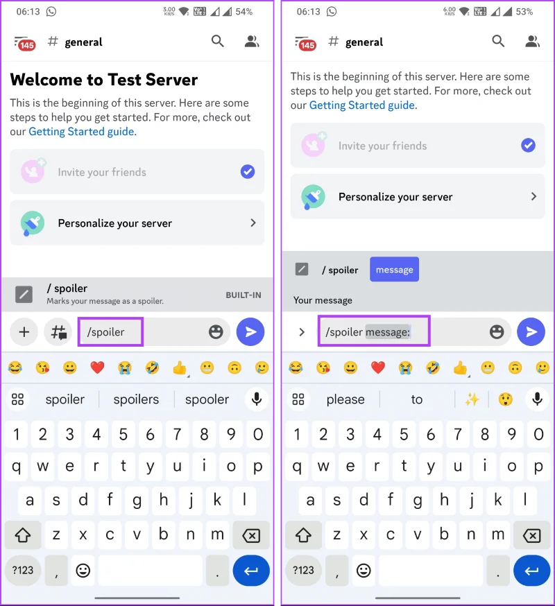 Come creare uno spoiler (testo o immagine) su Discord