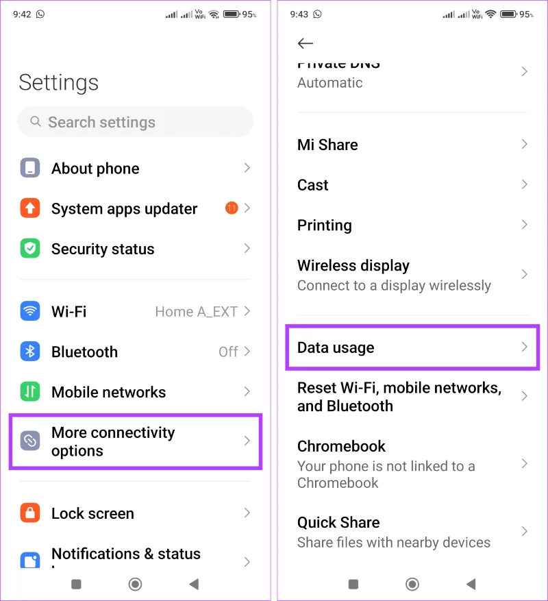 Hoe u het gegevensgebruik op Android kunt controleren
