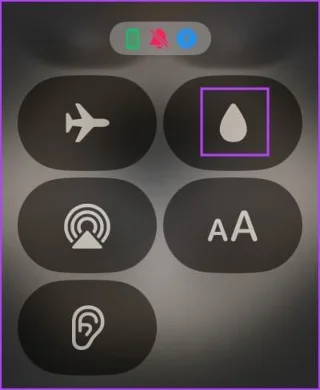 Blocco acqua su Apple Watch
