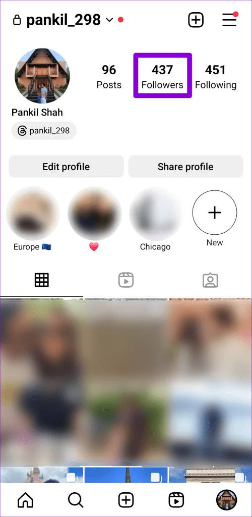 Come vedere i follower recenti su Instagram