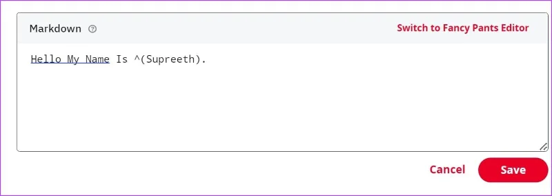 Come utilizzare la formattazione del testo su Reddit utilizzando la modalità Markdown
