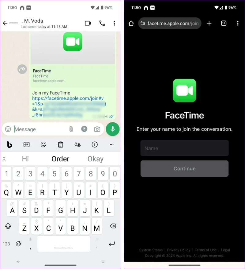 Hoe FaceTime Link naar Android en Windows te verzenden