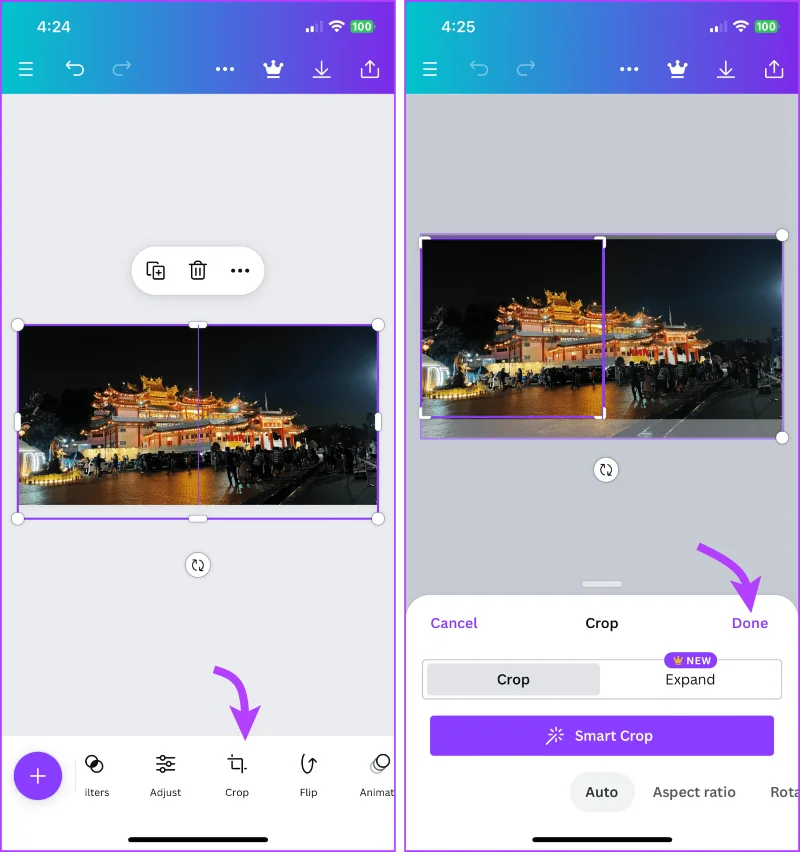 Come pubblicare più foto orizzontali e verticali su Instagram