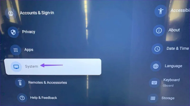 Atualizar Google TV