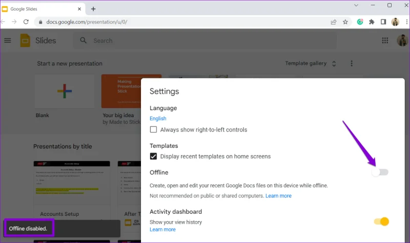 Top 7 manieren om Google Presentaties te repareren die niet in Chrome worden geladen