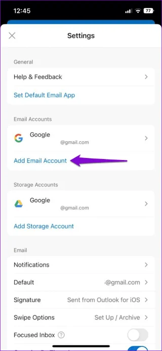 Top 10 manieren om de Outlook-app te repareren die geen e-mails synchroniseert op Android en iPhone