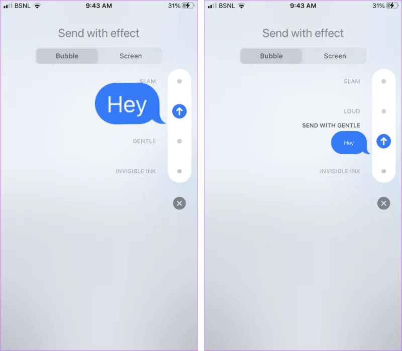 Top 9 iMessage-trucs zoals Pew Pew om speciale effecten op de iPhone toe te voegen