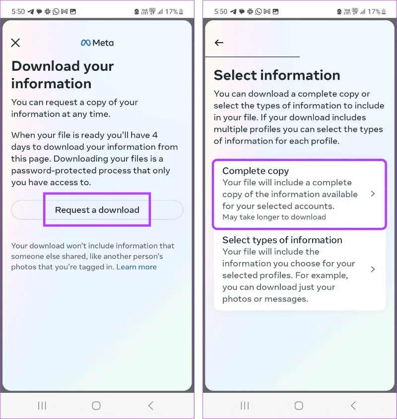 Pouvez-vous récupérer les messages Facebook supprimés