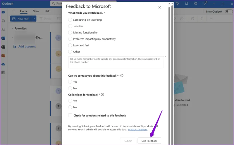4 วิธียอดนิยมในการเปลี่ยน Outlook ใหม่กลับไปเป็น Outlook เก่า (มุมมองคลาสสิก) บน Windows และ Mac