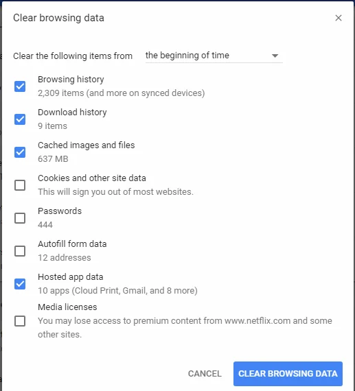 Cum să ștergi memoria cache în Google Chrome