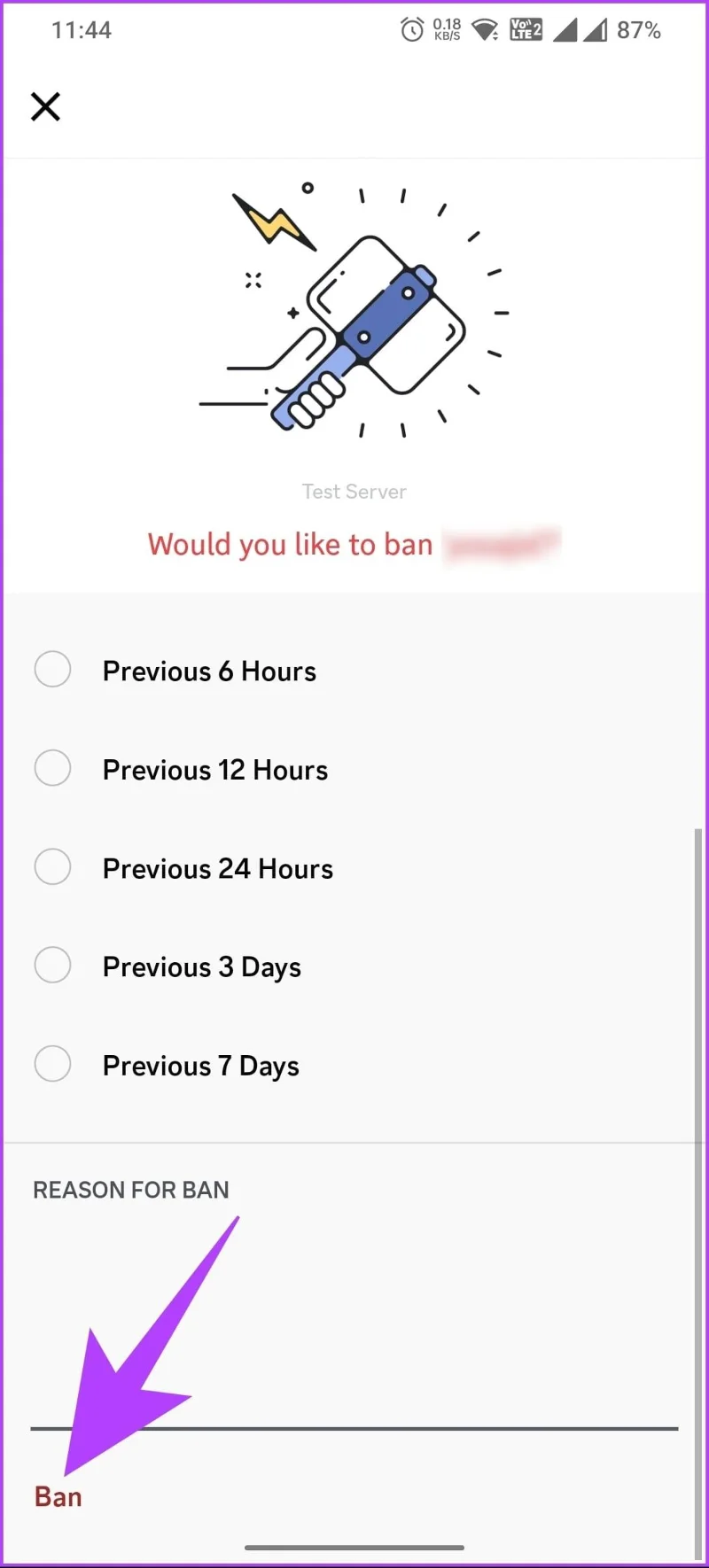 Come bannare o sbloccare qualcuno su Discord