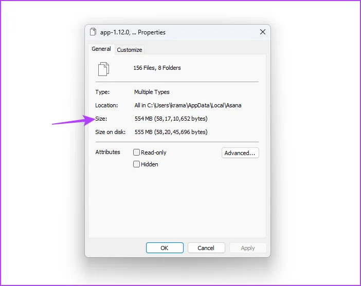 3 mejores formas de comprobar el tamaño de la aplicación en Windows 11
