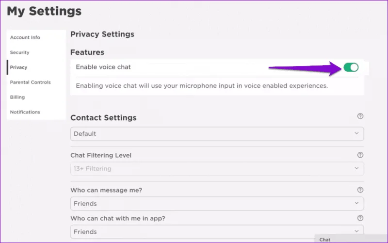 Las 7 soluciones principales para el chat de Roblox que no funciona en Windows