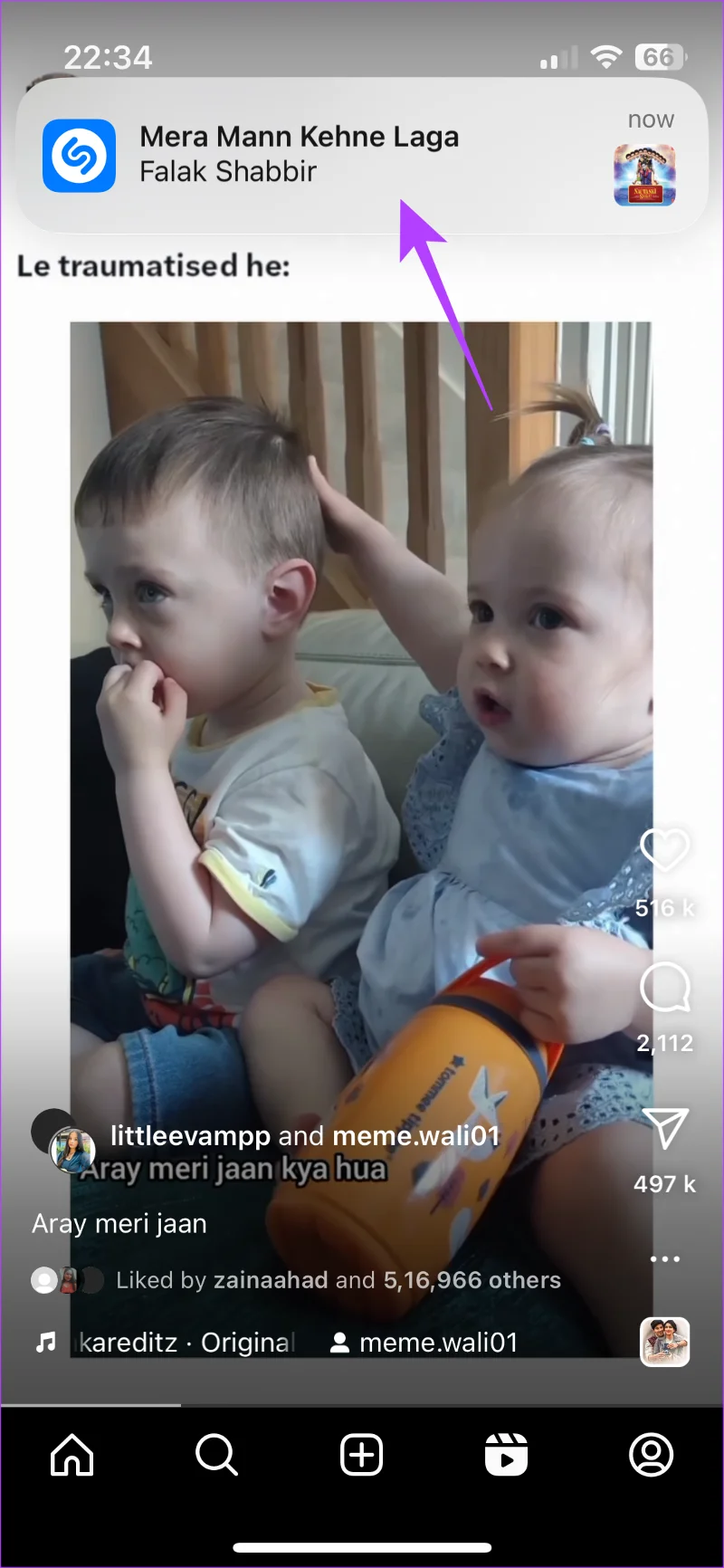Hoe je (Shazam)-nummers kunt identificeren die op Instagram-rollen worden afgespeeld