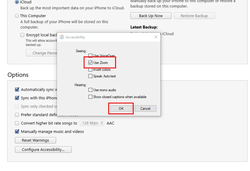 IPhone o iPad: La pantalla aparece demasiado grande o demasiado ampliada
