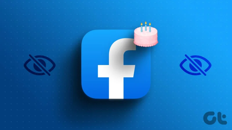 Facebook에서 생일을 끄는 방법