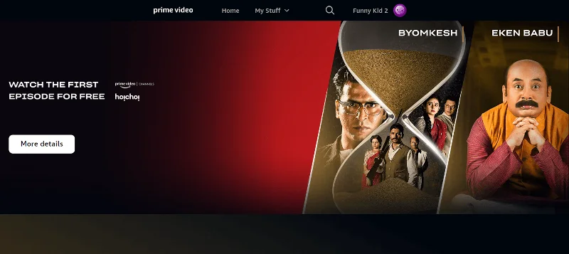 Ustawienie profilu Amazon Prime Video dla dzieci