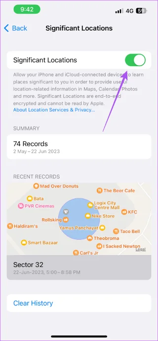 Locatiegeschiedenis controleren op iPhone, iPad en Mac