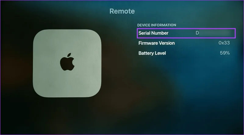 7 façons de trouver le numéro de série de l'Apple TV