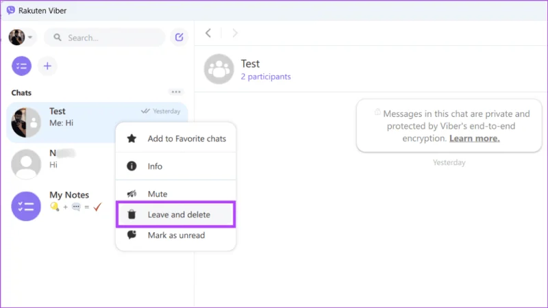 Comment supprimer des messages dans Viber
