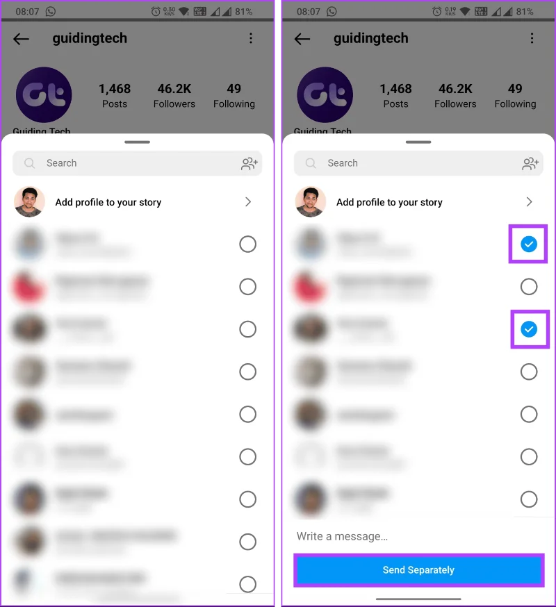 Come condividere il collegamento al tuo profilo Instagram